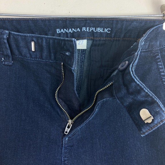 BANANA REPUBLIC Trouser Denim Jean Dark Wash 27 - Picture 6 of 11